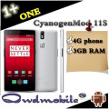 Oneplus one 4G Lte Smartphone with Android 4.4 Qualcomm Snapdragon 801 with 2.5GHz Quad-core 16GB ROM 3GB RAM Smartphone